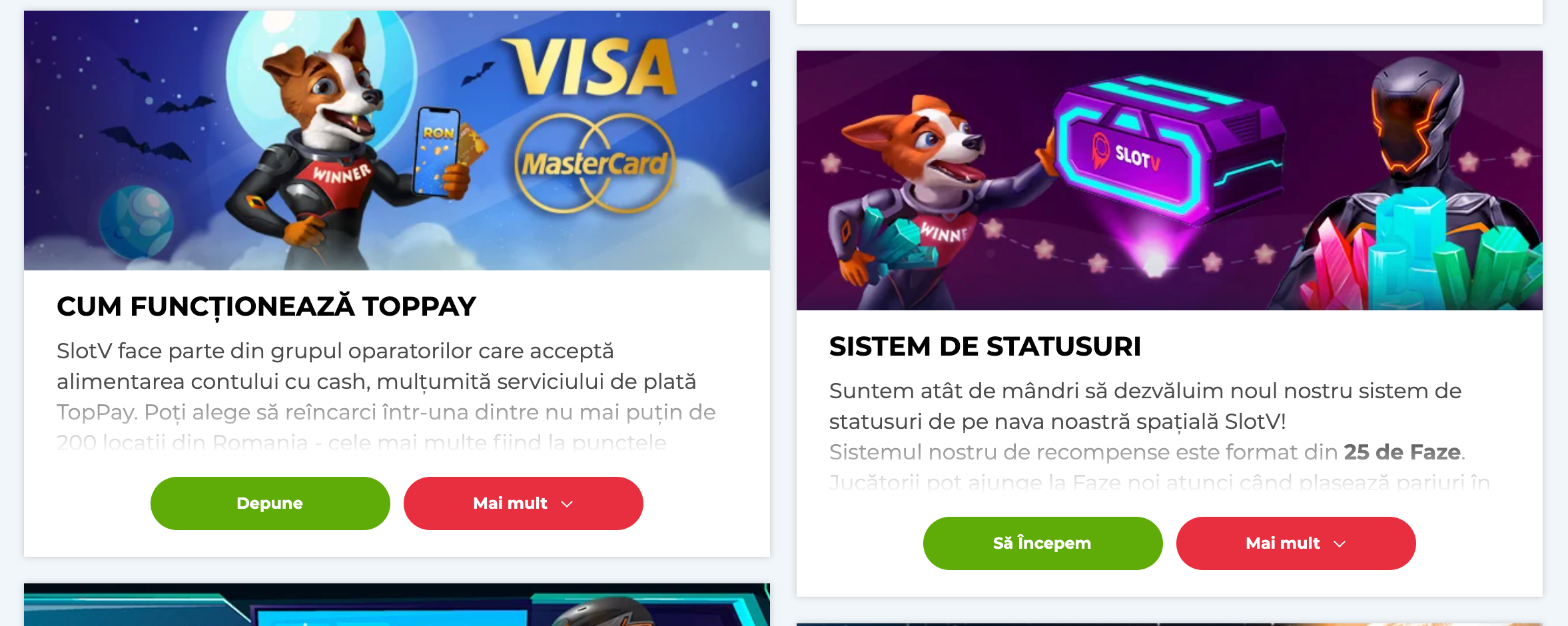 Bonusuri și promoții slotv